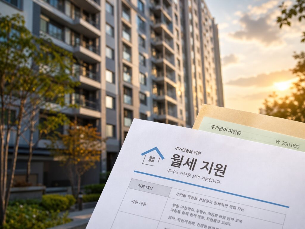 50대 주부도 받는다, 무직·외벌이 가정 정부지원금 총정리 3 월세 지원
