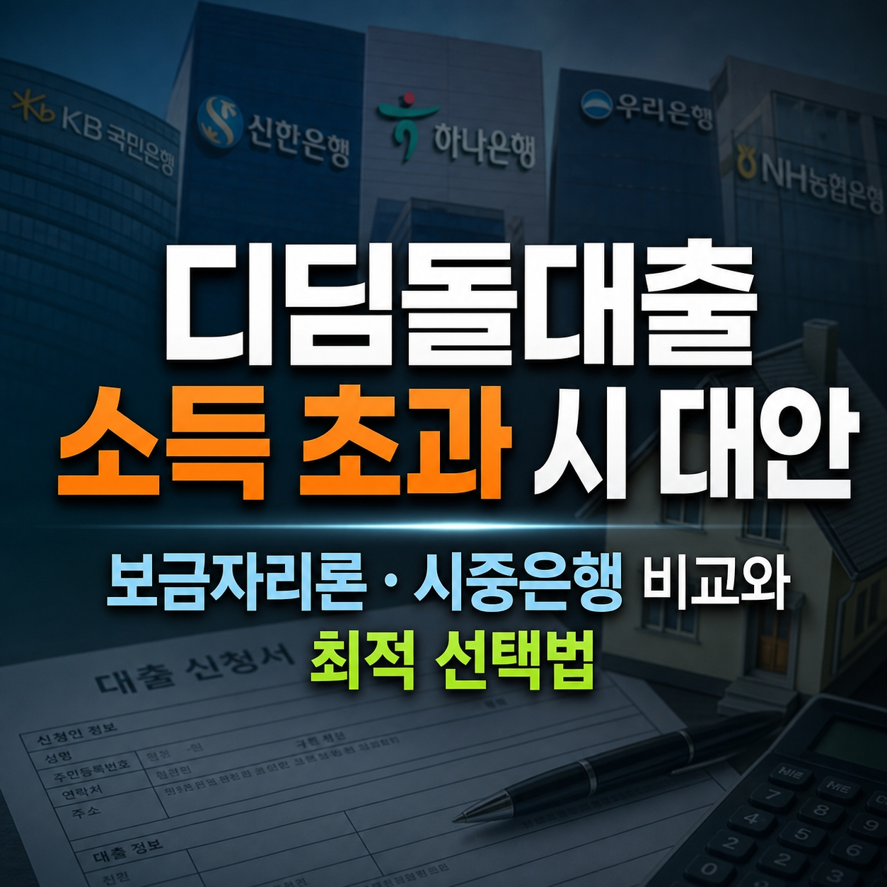디딤돌대출 소득 초과 시