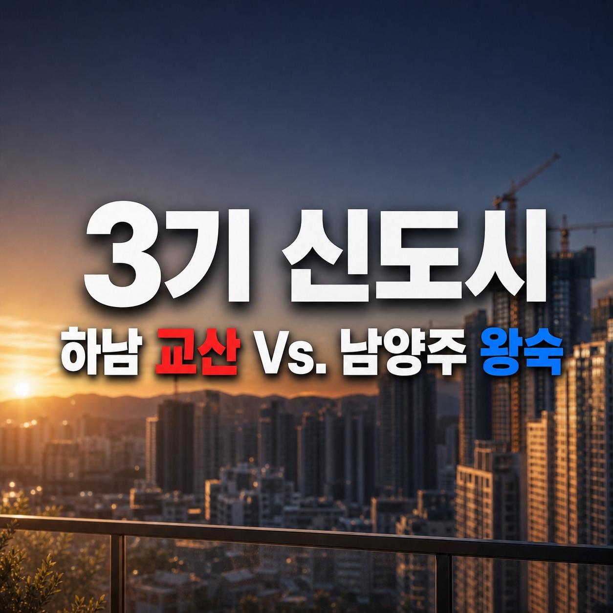 3기 신도시 비교