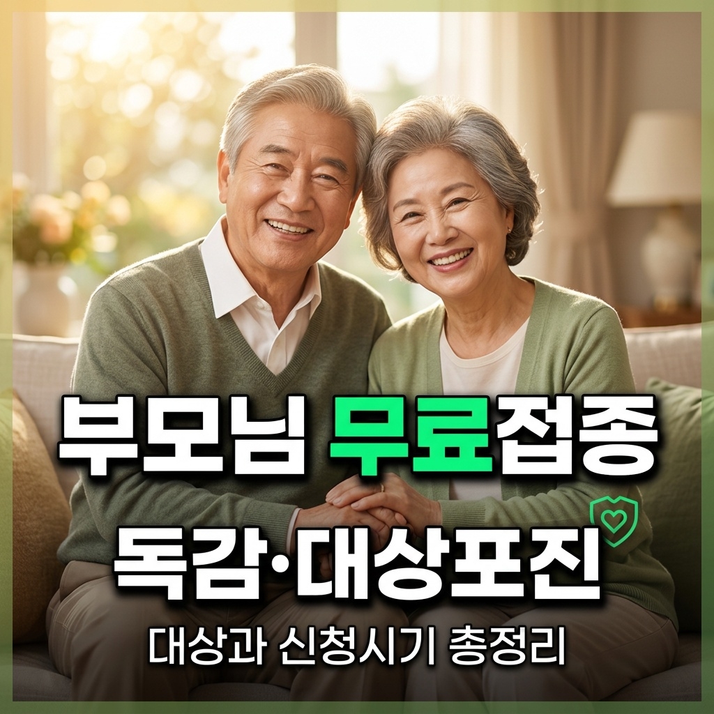 부모님 독감 무료접종